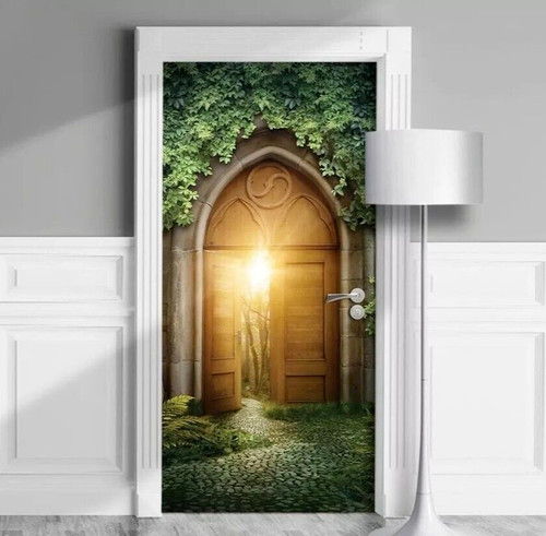 Fairy portal door wrap - fairy,