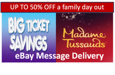 4 x ? DISCOUNTED ENTRY TICKETS  Madame Tussauds  LONDON ✅ EXPIRES 30/06/26 ✅