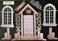 Carnation Crafts Arbour Stepper Card Shape And Grand Window Die Cuts