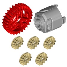 Lego Technic Bricks 7x Differential Gears (Makes 1 Set) 6589 65413 65414 NEW