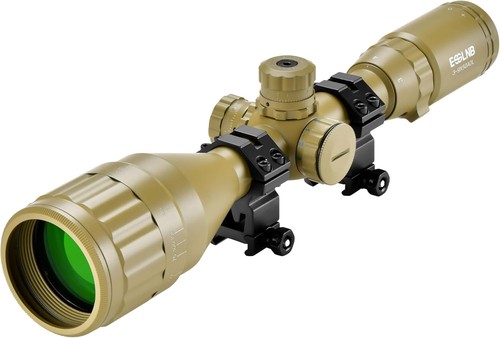 Rifle scope 9x50mm red green - rifle,