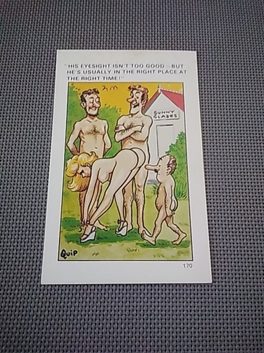 Sapphire comic postcard - comic, no