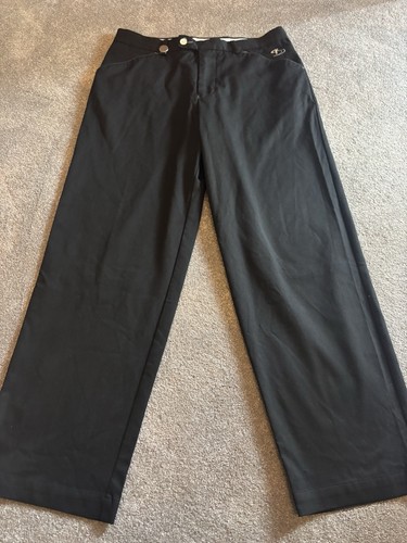 Stromberg black golf trousers - black,