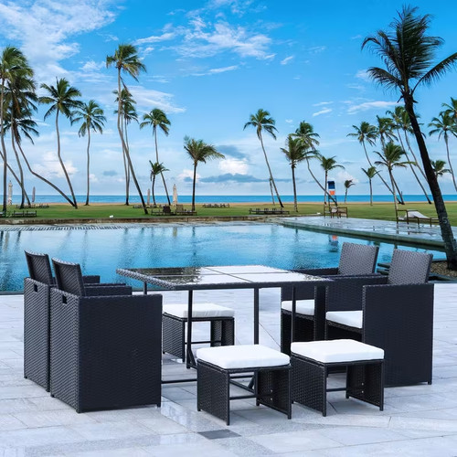 Cube rattan garden - rattan, furniture