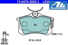 REAR BRAKE PADS SET