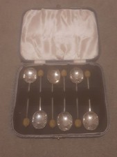 Art Deco Set Of 6 Teaspoons In