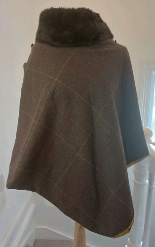 Joules hazelwood tweed cape - joules,