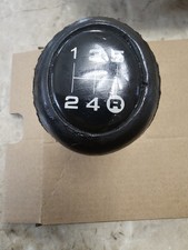 2005 HONDA CIVIC MK7 LEATHER GEAR KNOB 5 SPEED MANUAL BLACK USED GOOD CONDITION