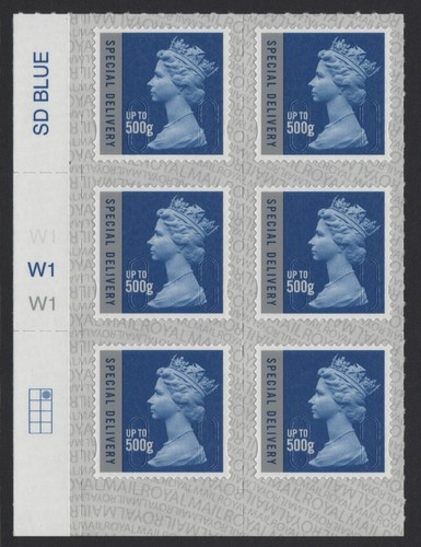 Security machin stamps - gb,