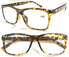 Big Lens Reading Glasses Mens