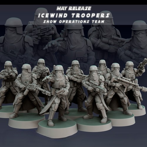 Icewind troopers star wars - star,