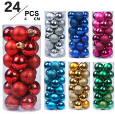 Christmas Tree Balls 24PCS 4CM