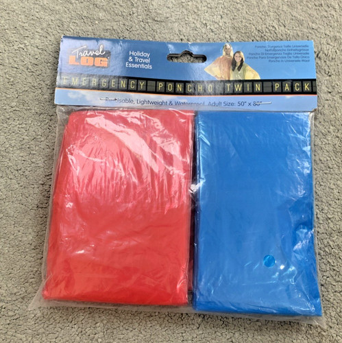 Pair lightweight poncho - of,