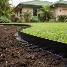 Galvanised metal lawn - metal,