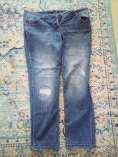 Next Cigarette Ladies Jeans UK 16r Eur 44 Cotton Blue