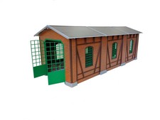 Railway Diorama Locomotive Depot Model Building G Gauge Loco Shed 1:22.5 Scale