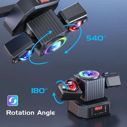 105w led disco - 2-arm, moving