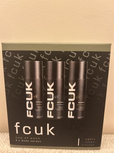 Fcuk body spray - trio, gift