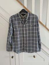 Paul Smith Jeans Men's Large Classic Fit Check Plaid Shirt - 100% Cotton