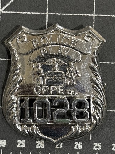 Vintage police play badge - vintage,