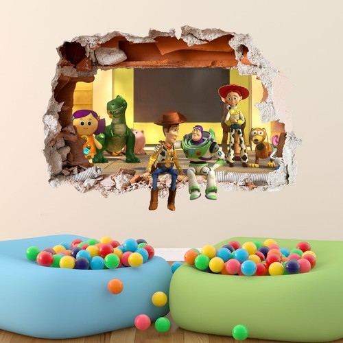 Toy story wall - story, 3d