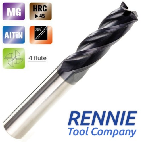 Solid carbide flute endmill - solid,