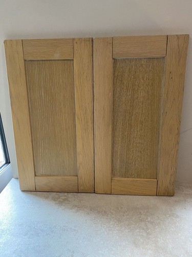 Two kitchen doors limed oak - two,