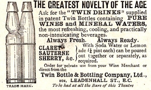 1891 shon patent codd bottle - 1891,