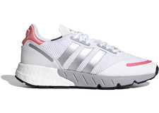 Adidas Originals Womens  ZX 1K Boost Trainers Shoes FY5654 Silver White