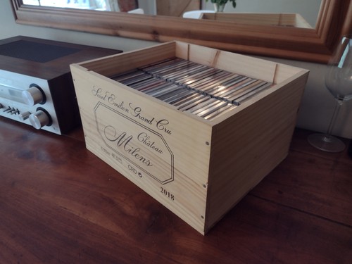 Storage wine box crate - cd,