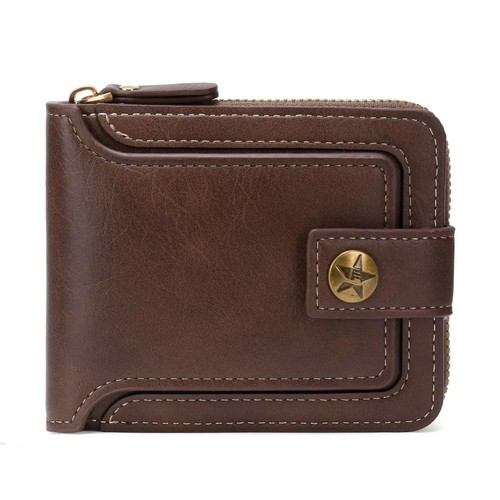 Mens genuine leather wallet - mens,