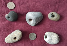 5 Rare Pebble Hag/Wicca/Lucky Stones