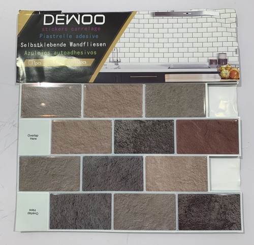 Dewoo brown peel and stick - and,