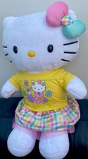 Build A Bear, Hello Kitty, Outfit & Bow. Press her Paw and she Meows. 