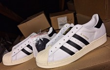 Adidas Superstar Laceless Uk9 Bnib Run DMC Classic Retro Rare Trainers