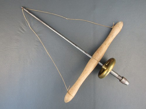 Vintage wooden brass - , &