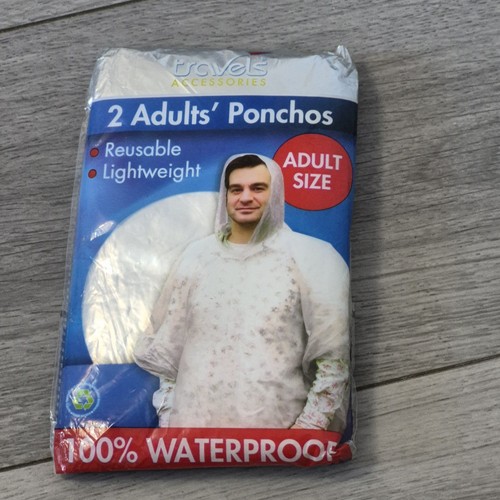 Adult waterproof ponchos - 2,