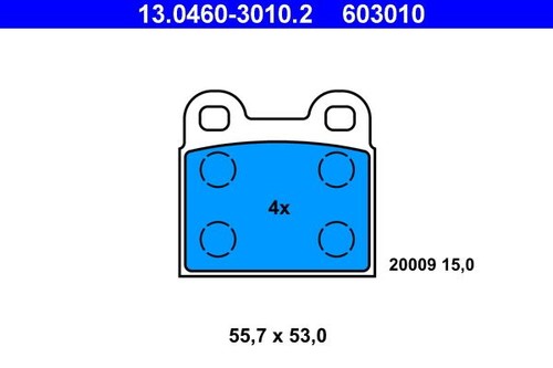Brake pad set - set, romeo