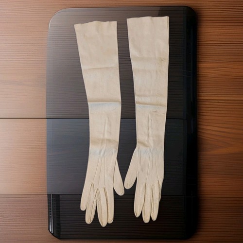 Antique kid white leather - antique,