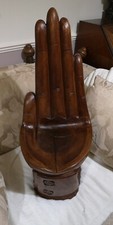 Mid Century Folk Art Carved Hand Chair in the Style of Pedro Friedeberg, Plant