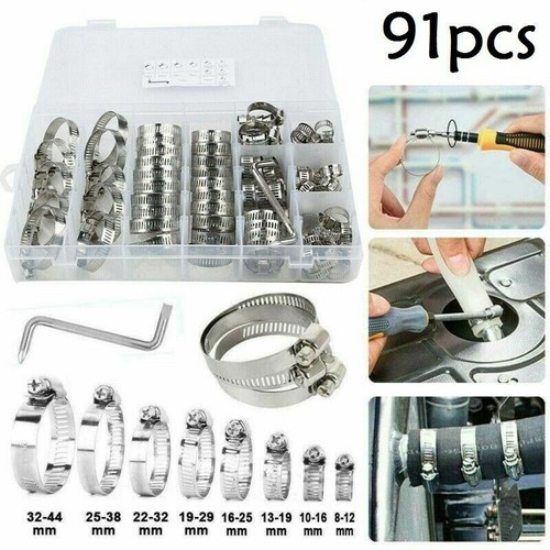 91pcs assorted steel hose - ,
