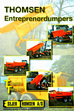 Original Danish THOMSEN 14T - 18T TIPPER / DUMPER TRAILER Leaflet Danish Text