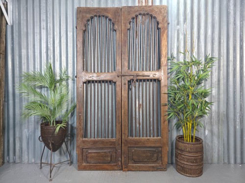 Pair vintage rustic - rustic, indian
