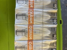 Small Bayonet Cap BC/B15 Opal Candle Light Bulbs 25w,40w & 60w Dimmable x 48 