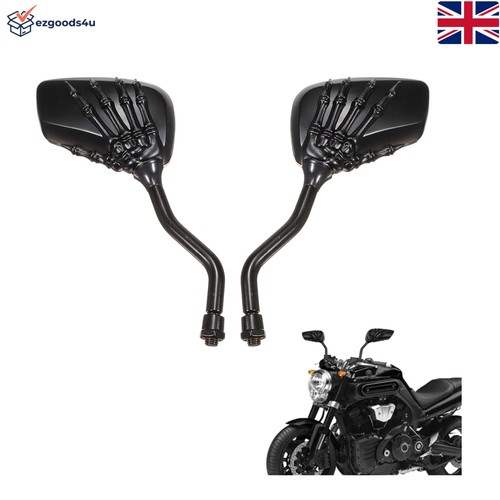 Black motorcycle skeleton - black,