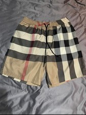Burberry Beige Check Patterned