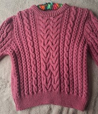 ladies - hand knit jumper -