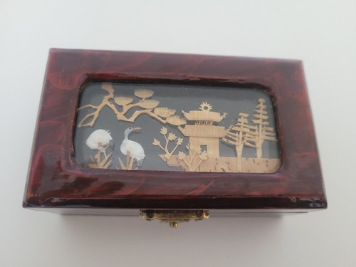 Vintage chinese lacquered - vintage,