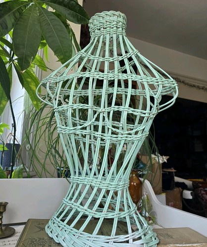 Vintage wicker mannequin - vintage,