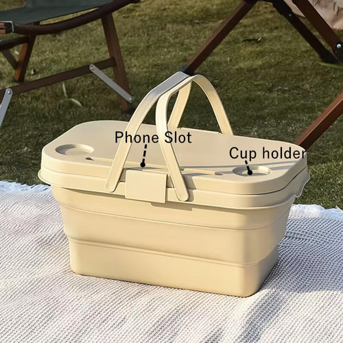 Foldable picnic basket - 2, 1